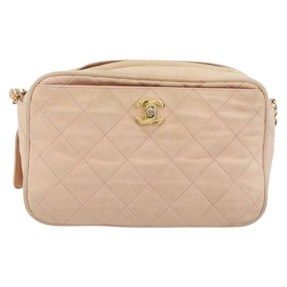 Chanel Matelasse Chain Shoulder Bag Pink